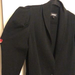 Express puff-sleeve cardigan